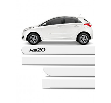 Friso Lateral Pintado Hb20 Branco Polar