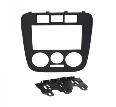 Moldura Painel Gol G4 2 Din Preto - Fiamon