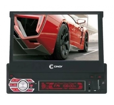Central Multimídia Retrátil 7" Com Espelhamento e Bluetooth - Cinoy