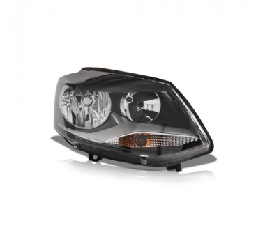 Farol Dianteiro Fox 2010 2011 2012 2013 2014 Foco Duplo Cromado Lado Direito Passageiro