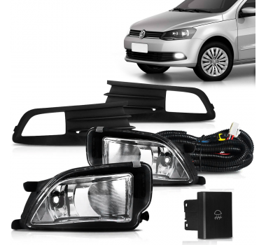 Kit Farol Auxiliar Gol G6 Botão Modelo Original