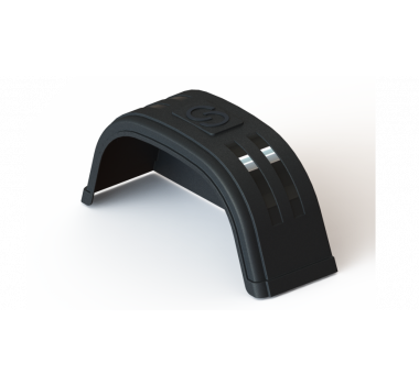 Paralama Plastico Preto Fechado Para Reboque - Capo