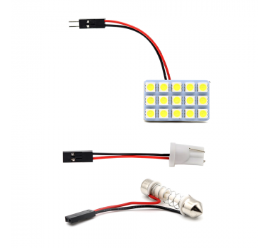 Led Placa Salão com 15 Leds 5050 T10/Torpedo Tech One