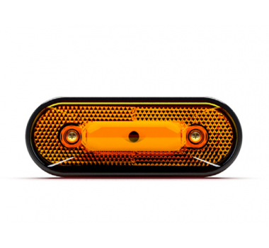 Lanterna de Led Lateral Oval - Ambar - Outliers