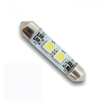 Led Lampada Torpedo 42mm Branco 02 Led