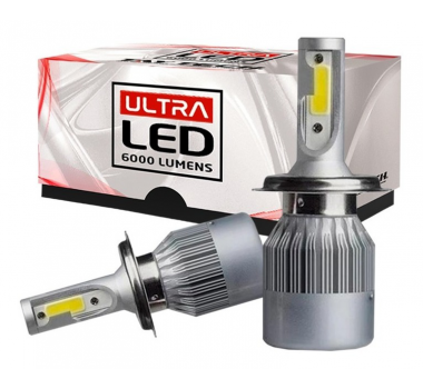 Lâmpada Ultra Led HB4 (9006) 6000 Lumens - Taytech