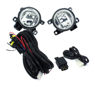Kit Farol Auxiliar Mobi 2016/... Argo/Cronos 2017/... Botão Modelo Universal