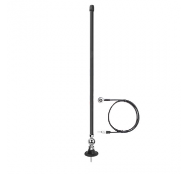 Antena Teto Cargo Universal Cromada-Antico