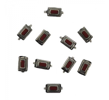 Botao Tecla 2 Terminais P/ Controle Pct C/10 - 1