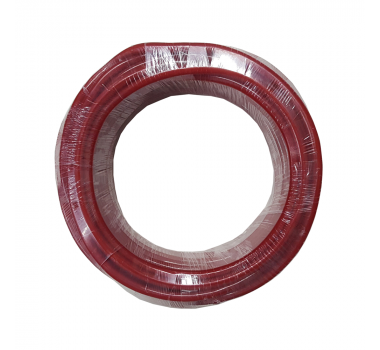 Cabo Flexível 10mm Cristal Vermelho com 25m 100% cobre - Cabomix