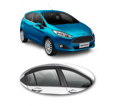 Calha De Chuva New Fiesta Hatch Novo Design