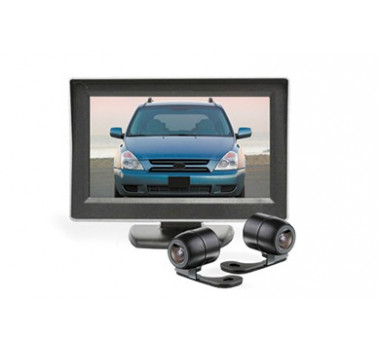 Camera Estacionamento Re E Frontal C/ Tela Lcd 4,3 - Techone (Peça) - 2