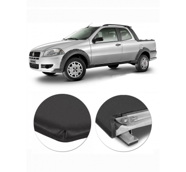 Capota Strada Cabine Dupla Sem Gancho e Com Estepe- Slim Force - Flash Cover - 1