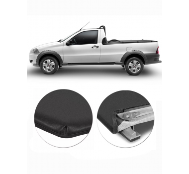 Capota Strada Cabine Simples S/ Grade C/ Estepe/ Gancho /2012 Slim Force - Flash Cover - 1