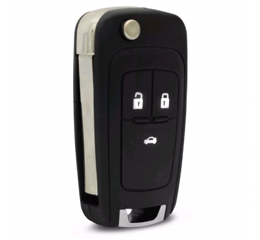 Carcaca Canivete Adaptacao Compativel Gm 3 Botoes
