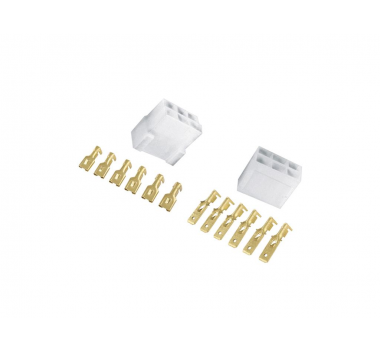 Conector 6 Vias C/ Terminais - Pct C/ 10 - 5