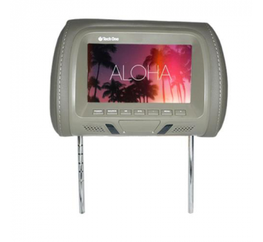 Descanso De CabeÇA Cinza Simples Standard - Techone - 1