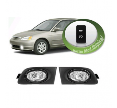 Farol Auxiliar Civic 01/06 C/ Bt Orig. - Suns - 1