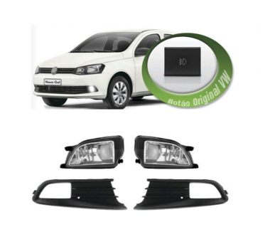 Farol Auxiliar Gol G6 Com Botão Original - Suns