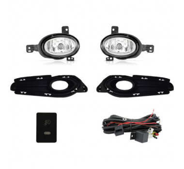 Farol Auxiliar Hrv 2015/ Mold. Pt - Bt. Modelo Orig. - Shocklight
