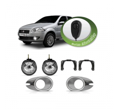 Farol Auxiliar Palio 08/11-C/Bt Alt. Mold. Longa - Suns - 1