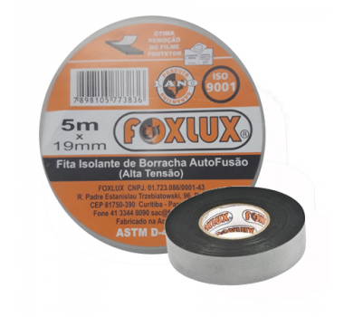 Fita Isolante Auto Fusao 5mx19mm - Fox Lux