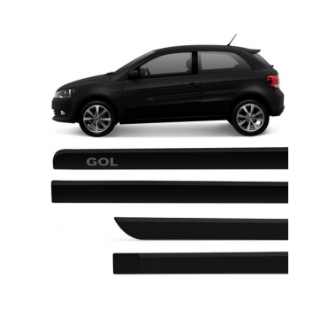 Friso Lateral Pintado Gol G6 Preto Ninja