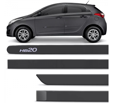 Friso Lateral Pintado Hb20 Cinza Titanium