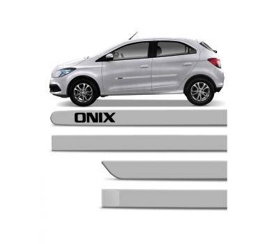 Friso Lateral Pintado Onix Prata Switch Blade
