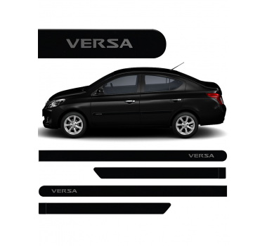 Friso Lateral Pintado Versa Preto Prem