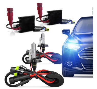 Kit Lampada Xenon H4-2 8000k - Techone - 1