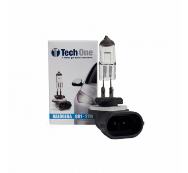 Lampada Halogena H27 881 12v 27w - Techone