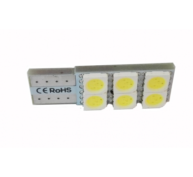 Led Lampada Esmagada Branco 06 Led Luz De Placa - Micel