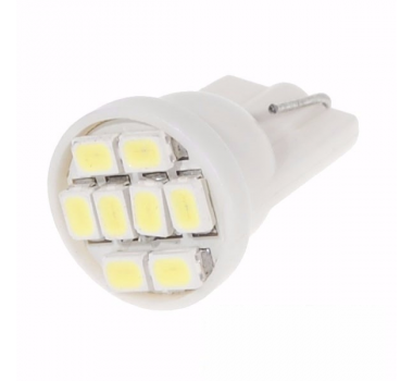 Led Lampada Esmagada Branco 08 Led Face - Micel