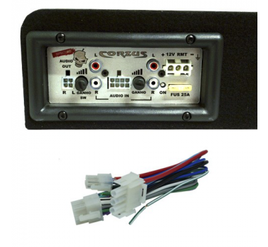 Módulo de Potência Corzus Espelho Cxt 300rca 200wrms Mono 2x50wrms - 1