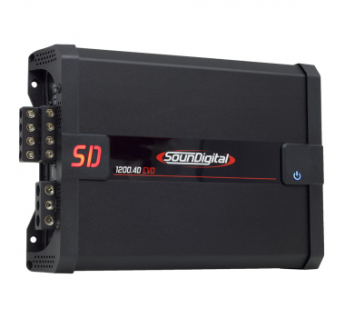 Módulo de Potência Soundigital Sd1200.4d-2 Evo2.1 1200 Wrm