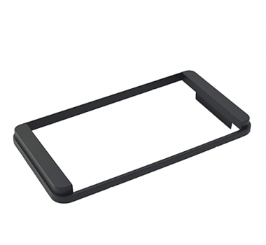 Moldura Painel Corolla 03/07 2/1din Preta - Fiamon - 1