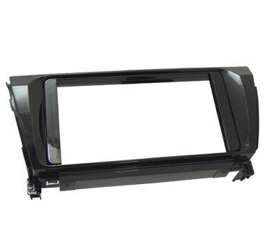 Moldura Painel Corolla 2 Din 2014 Xei/Altis Black Piano - Fiamon - 1