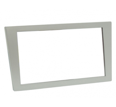 Moldura Painel Corsa/Montana/Meriva 2din Prata - Fiamon - 1