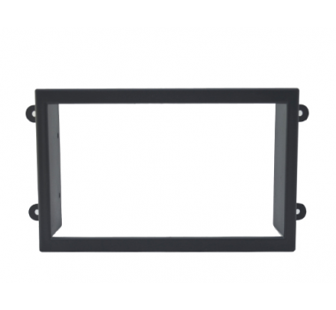 Moldura Painel Onix/Cobalt/Spin/Prisma 2din Preta - Fiamon - 1