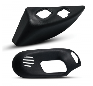 Moldura Vid.Elet.Corsa Classic Diant.Pt-Dial - 1