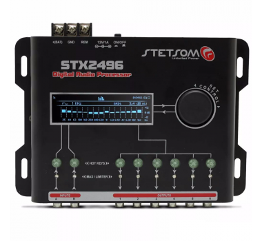 Processador De Audio- Stx2496 - Stetsom