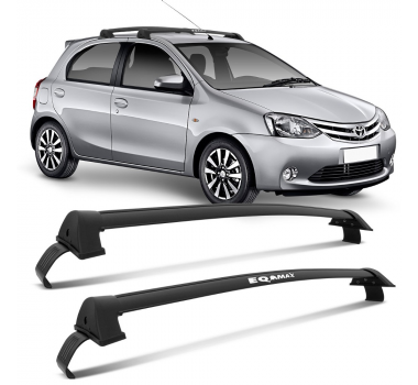 Rack Al.Etios Hatch/Sedan 13/14 Eqmax New Wave Preto - 2