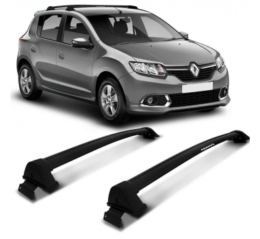 Rack Al.Sandero 15/ Eqmax New Wave Preto - 2