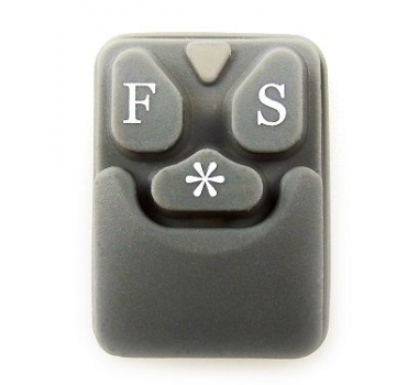 Teclado Controle Rem. Sistec Sx 40 Novo Cinza