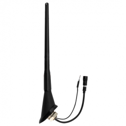 Antena Teto Traseira Gol G-5 C/Conector Raku 45º-Antico