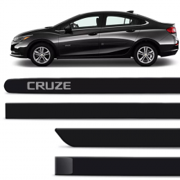 Friso Lateral Pintado Cruze Preto Ouro Negro