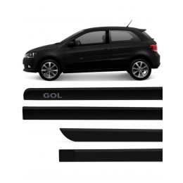 Friso Lateral Pintado Gol G6 Preto Ninja