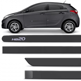 Friso Lateral Pintado Hb20 Cinza Titanium