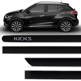 Friso Lateral Pintado Kicks Preto Premium